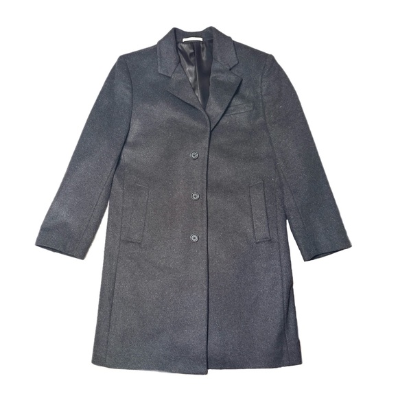 Michael Kors Wool Blend Men’s Coat Grey Charcoal Size 40S - Picture 5 of 13